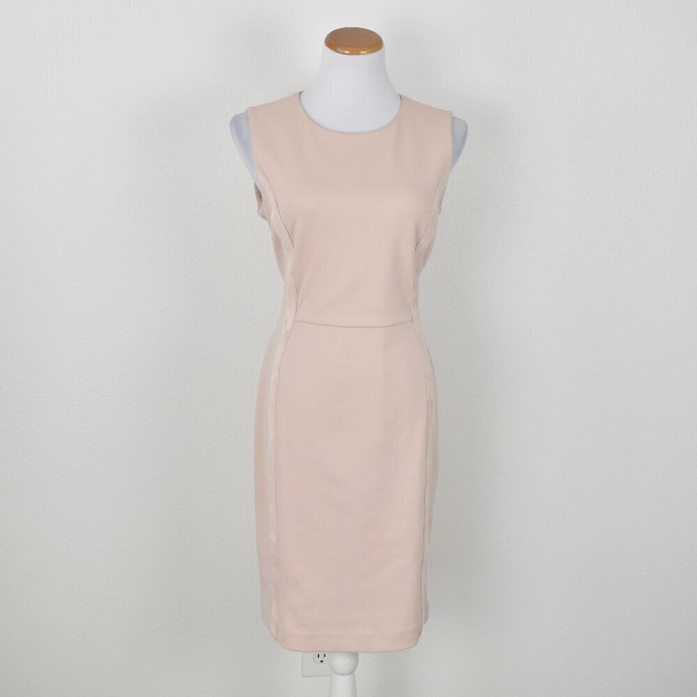 Calvin Klein Sheath Fitted Dress Pink - 10